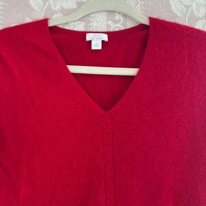 Apt 9 Women's Red Cashmere Sweater